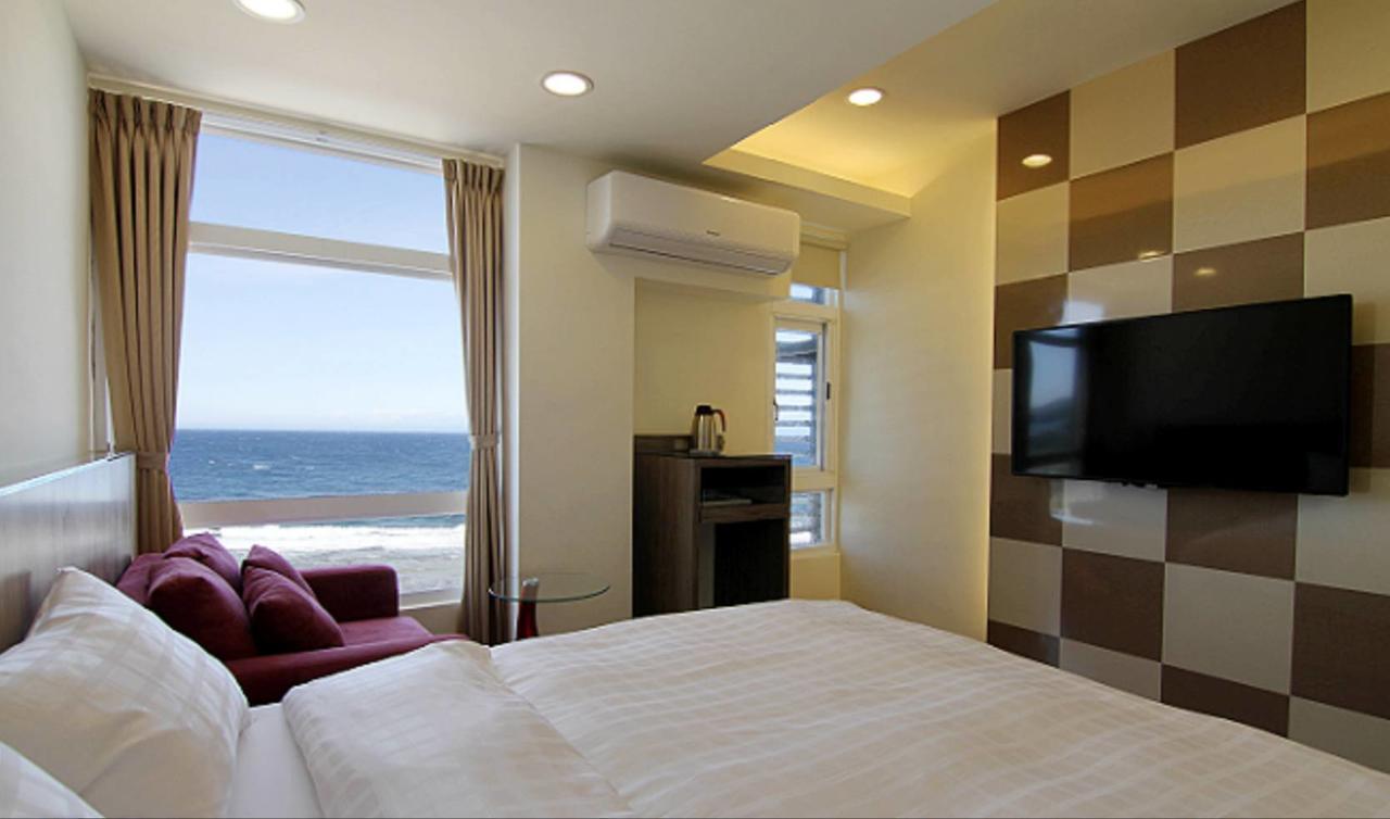 綠島 綠堤濱海旅店 Bed and Breakfast Gröna ön Exteriör bild