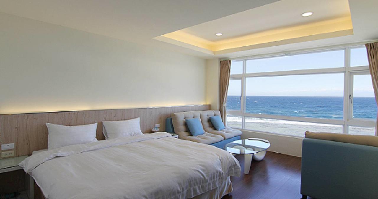 綠島 綠堤濱海旅店 Bed and Breakfast Gröna ön Exteriör bild